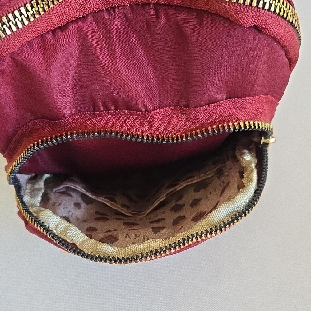 Kedzie Burgundy Roundtrip Convertible Crossbody Bag - Picture 9 of 12